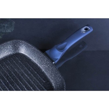 Pánev grilovací s mramorovým povrchem Berlingerhaus BH-1873 28 cm Metallic Line Aquamarine Edition (8)