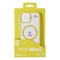 Kryt na mobil CellularLine Pop Mag s podporou Magsafe na Apple iPhone 15 - žlutý/ průhledný (1)
