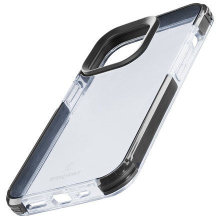 Kryt na mobil CellularLine Tetra Force Shock-Twist na Apple iPhone 14 - černý/ průhledný