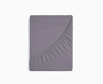 Prostěradlo Matějovský PROSTERADLO Středně šedá jersey s elastanem 100x200x40