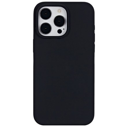 Kryt na mobil eSTUFF INFINITE Rome Magnetic Silicone Case na Apple iPhone 15 Pro Max - černý