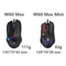 Počítačová myš A4Tech W60 Max Mini optická/ 7 tlačítek/ 12000DPI - černá (15)