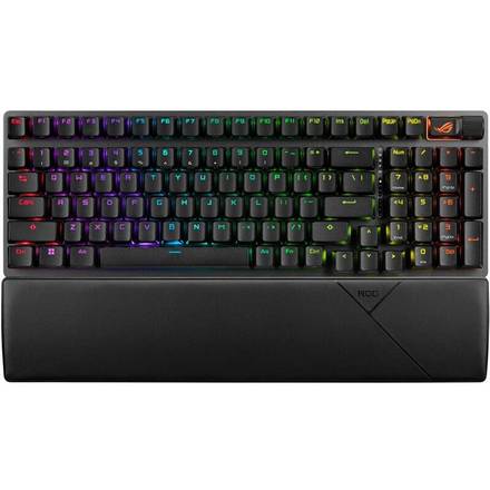 Počítačová klávesnice Asus ROG Strix Scope II 96 Wireless (ROG NX Snow/ PBT) - US - černá