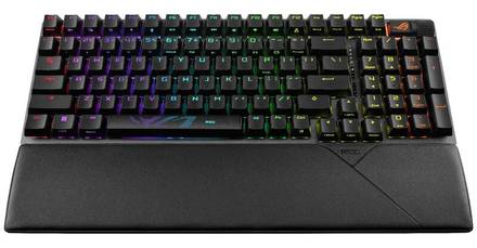 Počítačová klávesnice Asus ROG Strix Scope II 96 Wireless (ROG NX Snow/ PBT) - US - černá (1)