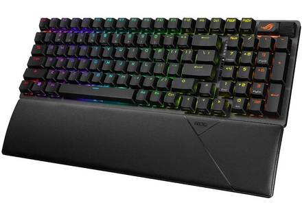 Počítačová klávesnice Asus ROG Strix Scope II 96 Wireless (ROG NX Snow/ PBT) - US - černá (2)