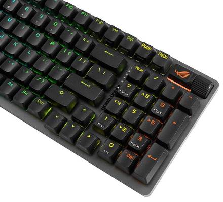 Počítačová klávesnice Asus ROG Strix Scope II 96 Wireless (ROG NX Snow/ PBT) - US - černá (8)