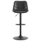 Barová židle Autronic Židle barová, černá ekokůže, kov černá (AUB-714 BK) (1)