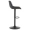 Barová židle Autronic Židle barová, černá ekokůže, kov černá (AUB-714 BK) (3)