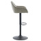 Barová židle Autronic Židle barová, potah šedá látka v dekoru vintage kůže, chromová podnož (AUB-716 GREY3) (3)