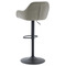 Barová židle Autronic Židle barová, potah šedá látka v dekoru vintage kůže, chromová podnož (AUB-716 GREY3) (4)