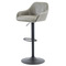 Barová židle Autronic Židle barová, potah šedá látka v dekoru vintage kůže, chromová podnož (AUB-716 GREY3) (5)