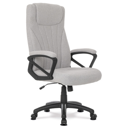 Kancelářská židle Autronic Židle kancelářská, šedá látka, plastový kříž (KA-Y389 SIL2)
