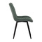 Moderní jídelní židle Autronic Židle jídelní, zelená látka, nohy černý kov (CT-382 GRN2) (10)