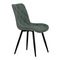Moderní jídelní židle Autronic Židle jídelní, zelená látka, nohy černý kov (CT-382 GRN2) (11)