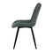 Moderní jídelní židle Autronic Židle jídelní, zelená látka, nohy černý kov (CT-382 GRN2) (4)