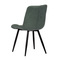 Moderní jídelní židle Autronic Židle jídelní, zelená látka, nohy černý kov (CT-382 GRN2) (6)