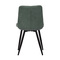 Moderní jídelní židle Autronic Židle jídelní, zelená látka, nohy černý kov (CT-382 GRN2) (7)