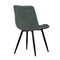 Moderní jídelní židle Autronic Židle jídelní, zelená látka, nohy černý kov (CT-382 GRN2) (8)