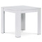 Moderní jídelní stůl Autronic Jídelní stůl 80x80x75 cm, MDF, hladké bílé matné lamino (AT-B080 WT1) (1)
