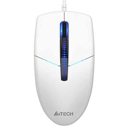 Počítačová myš A4Tech N-530S-WH optická/ 3 tlačítek/ 1200DPI - bílá