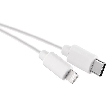 USB kabel Emos USB-C/ Lightning, MFi, 1 m - bílý