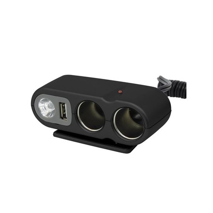 Nabíjecí adaptér do auta Carpoint Rozdvojka 12V - s USB výstupem / kabelem