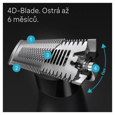 Zastřihovač vlasů a vousů Braun Series X XT5100 (2)