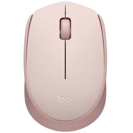 Počítačová myš Logitech Wireless M171 optická/ 3 tlačítka/ 1000DPI - růžová