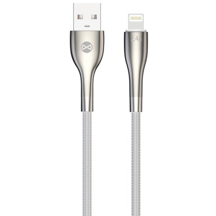 USB kabel Forever Sleek USB/ Lightning, 2, 4 A, 1 m - bílý