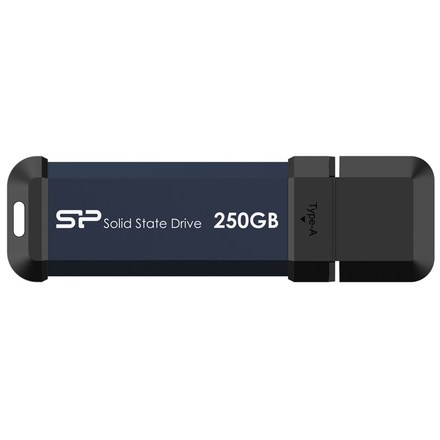 USB Flash disk Silicon Power MS60 250GB USB 3.2 Gen 2 - modrý