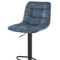 Barová židle Autronic Židle barová, modrá sametová látka, černá podnož (AUB-711 BLUE4) (6)