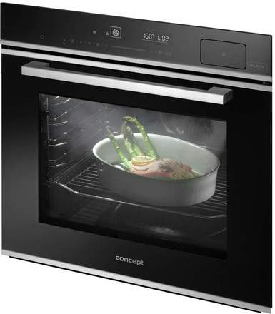 Samostatná vestavná parní trouba Concept Steam+ ETV8960bcN BLACK (4)