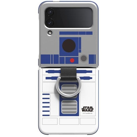 Kryt na mobil Samsung Galaxy Z Flip4 Silicone Cover with ring, Star Wars