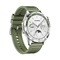 Chytré hodinky Huawei Watch GT 4 46mm - Silver + Green Strap (3)