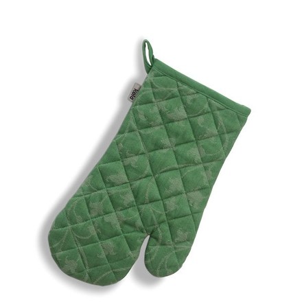 Chňapka Kela KL-12817 rukavice do trouby Cora 100% bavlna světle zelená/zelený vzor 31,0x18,0cm