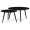 Konferenční stůl Autronic Sada 2 konferenčních stolů o80cm a o60cm, černá keramická deska, černé kovové nohy (AHG-403 BK) (1)