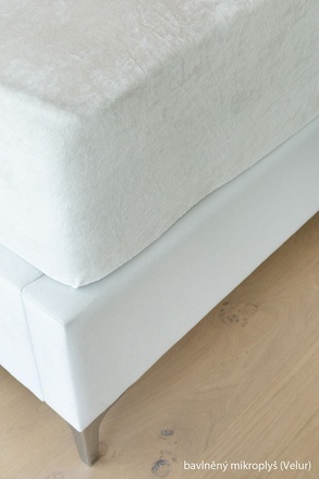 Prostěradlo Matějovský PROSTERADLO natur jersey s elastanem 100x200x40 (4)