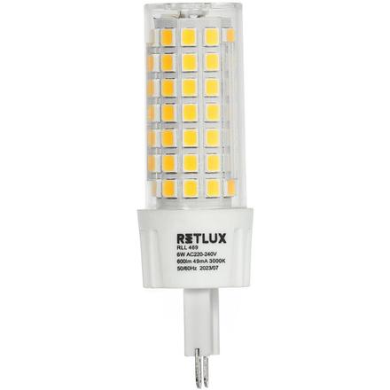 LED žárovka Retlux RLL 469 G9 6W LED WW Classic