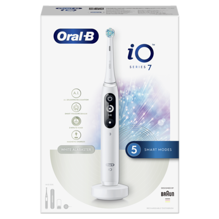 Elektrický zubní kartáček Oral-B iO7 Series White Alabaster (8)