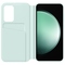 Pouzdro na mobil flipové Samsung Smart View na Samsung Galaxy S23 FE - zelené (1)