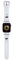 Řemínek k hodinkám Karl Lagerfeld Karl and Choupette na Apple Watch 38/ 40mm - bílý (1)