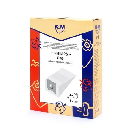 Sáčky do vysavače KM P10 Philips ATHENA (4+1