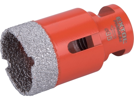 Korunka vykružovací Extol Premium 8802988 diamantová, O 35mm, závit M14