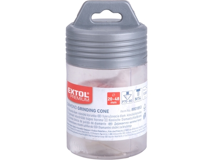 Korunka brusná Extol Premium 8801853 diamantová kónická, O 20-48mm, závit M14 (2)