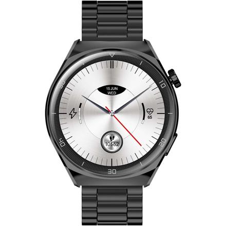 Chytré hodinky Garett V12 Black steel