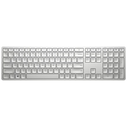 Počítačová klávesnice HP 970 CZ/ SK - stříbrná