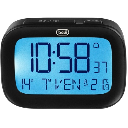 Budík Trevi SLD 3850 černý (1)