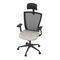 Kancelářská židle Autronic Kancelářská židle, černá MESH síťovina, tmavě béžová látka, houpací mechanismus, plastový kříž, kolečka pro tvrdé podlah (KA-V328 CRM) (13)