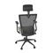 Kancelářská židle Autronic Kancelářská židle, černá MESH síťovina, tmavě béžová látka, houpací mechanismus, plastový kříž, kolečka pro tvrdé podlah (KA-V328 CRM) (18)