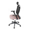 Kancelářská židle Autronic Kancelářská židle, černá MESH síťovina, růžová látka, houpací mechanismus, plastový kříž, kolečka pro tvrdé podlahy (KA-V328 PINK) (15)